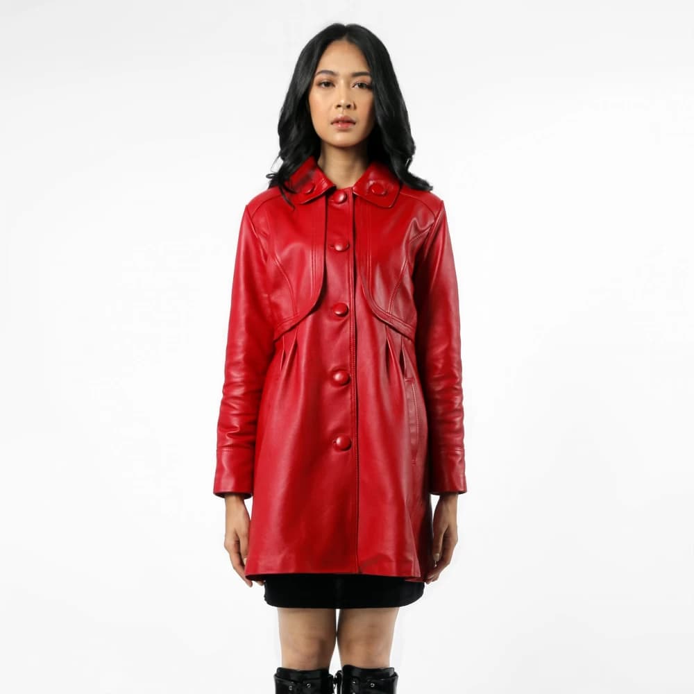 Red Women Coat